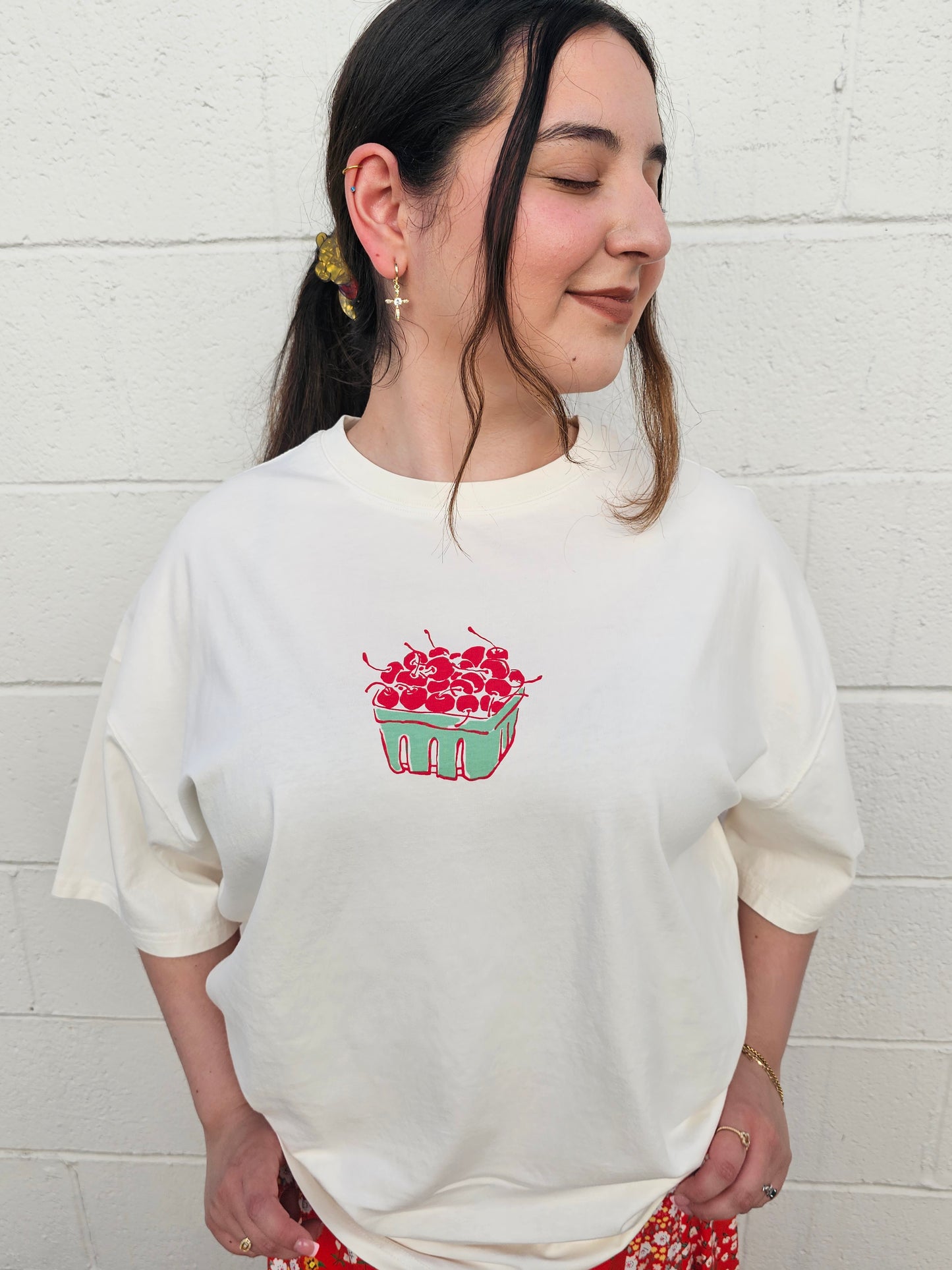 Cherry Basket Tee