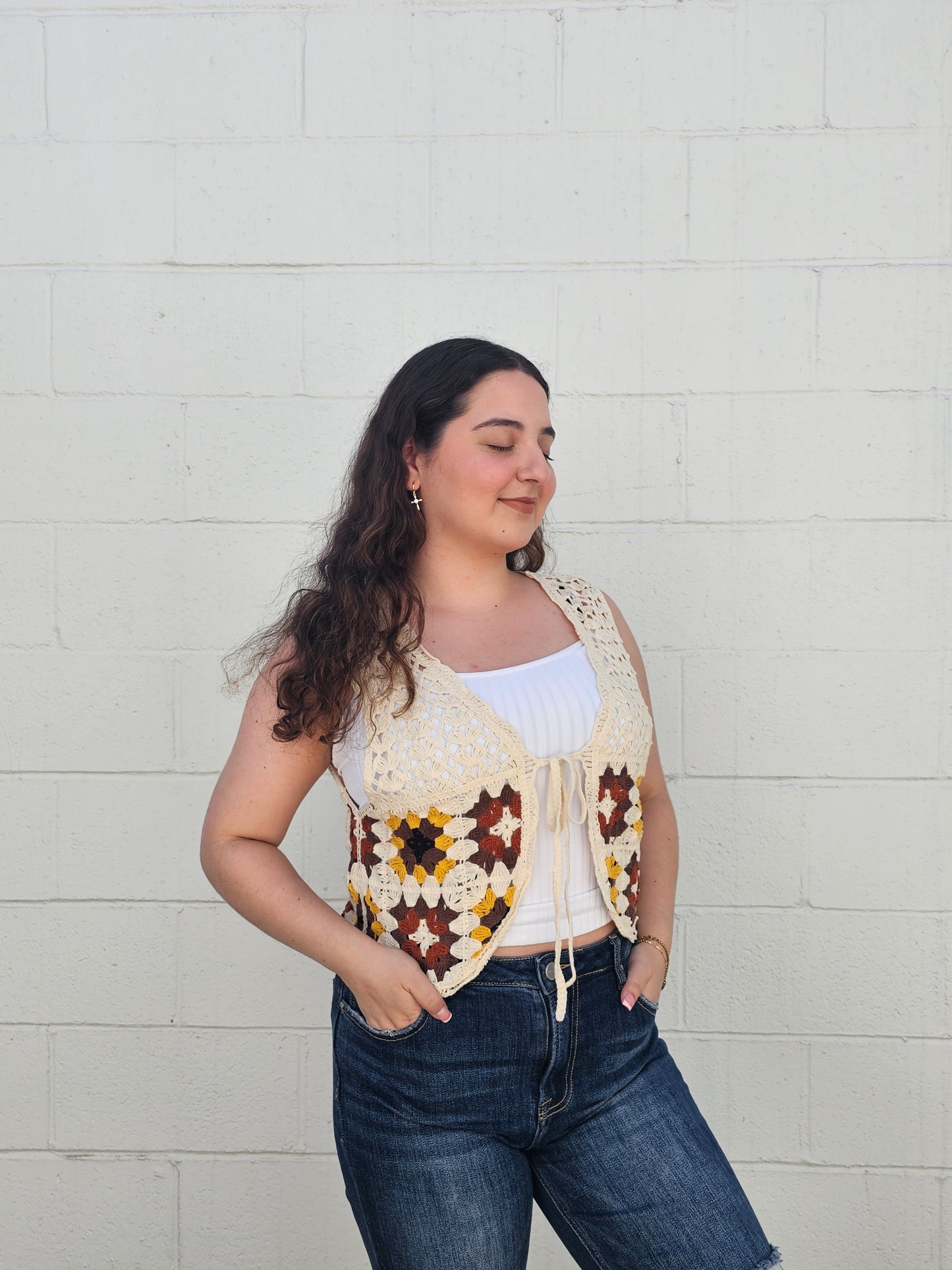 Retro Knit Vest
