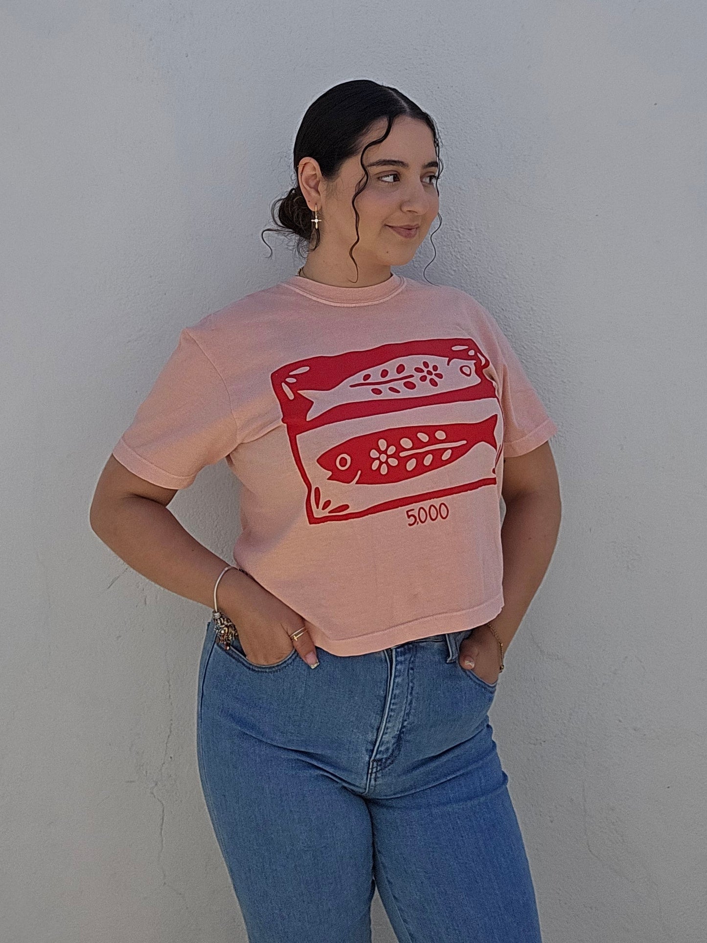 5000 Fish Crop Tee