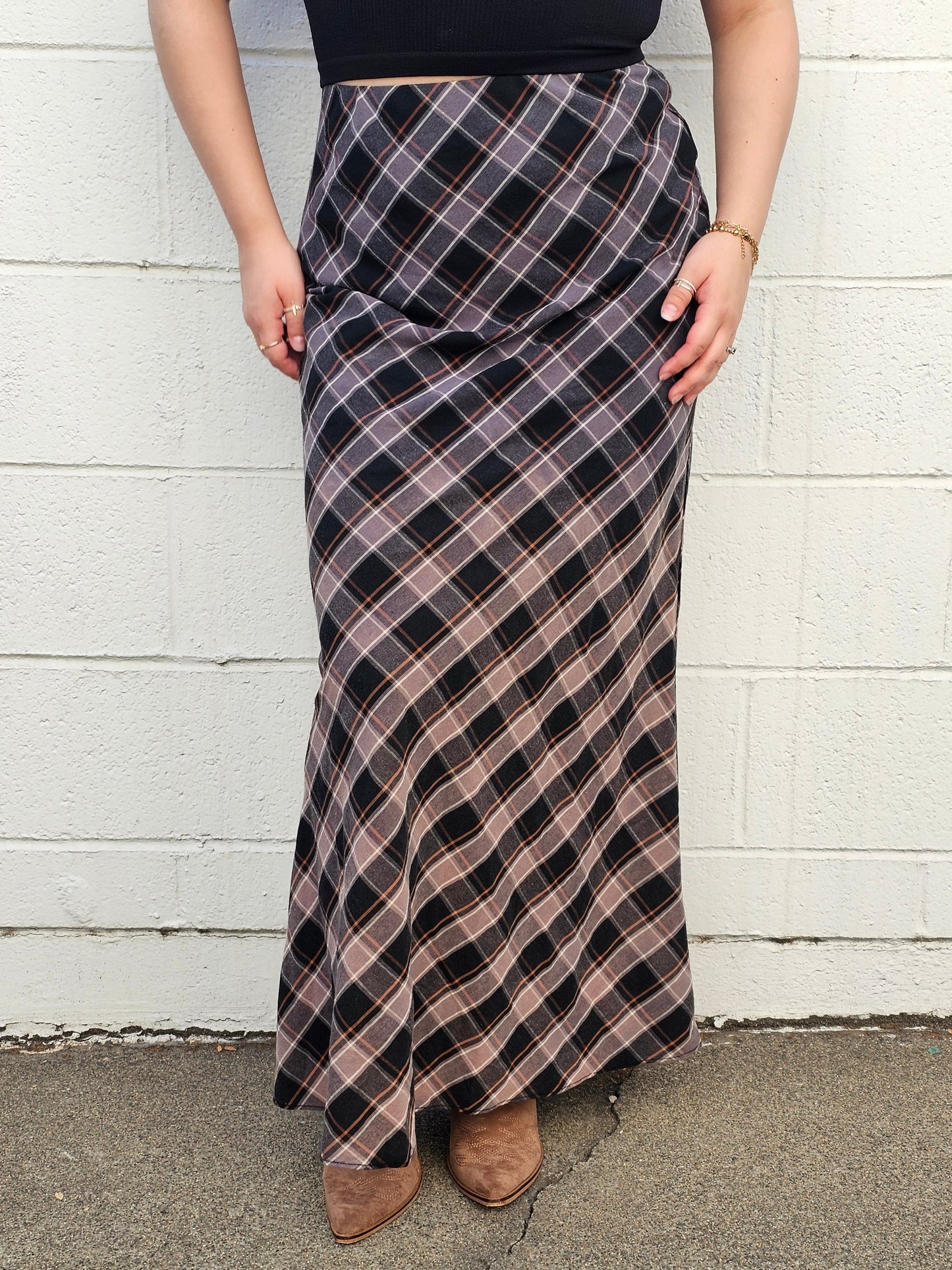 Plaid Cider Skirt