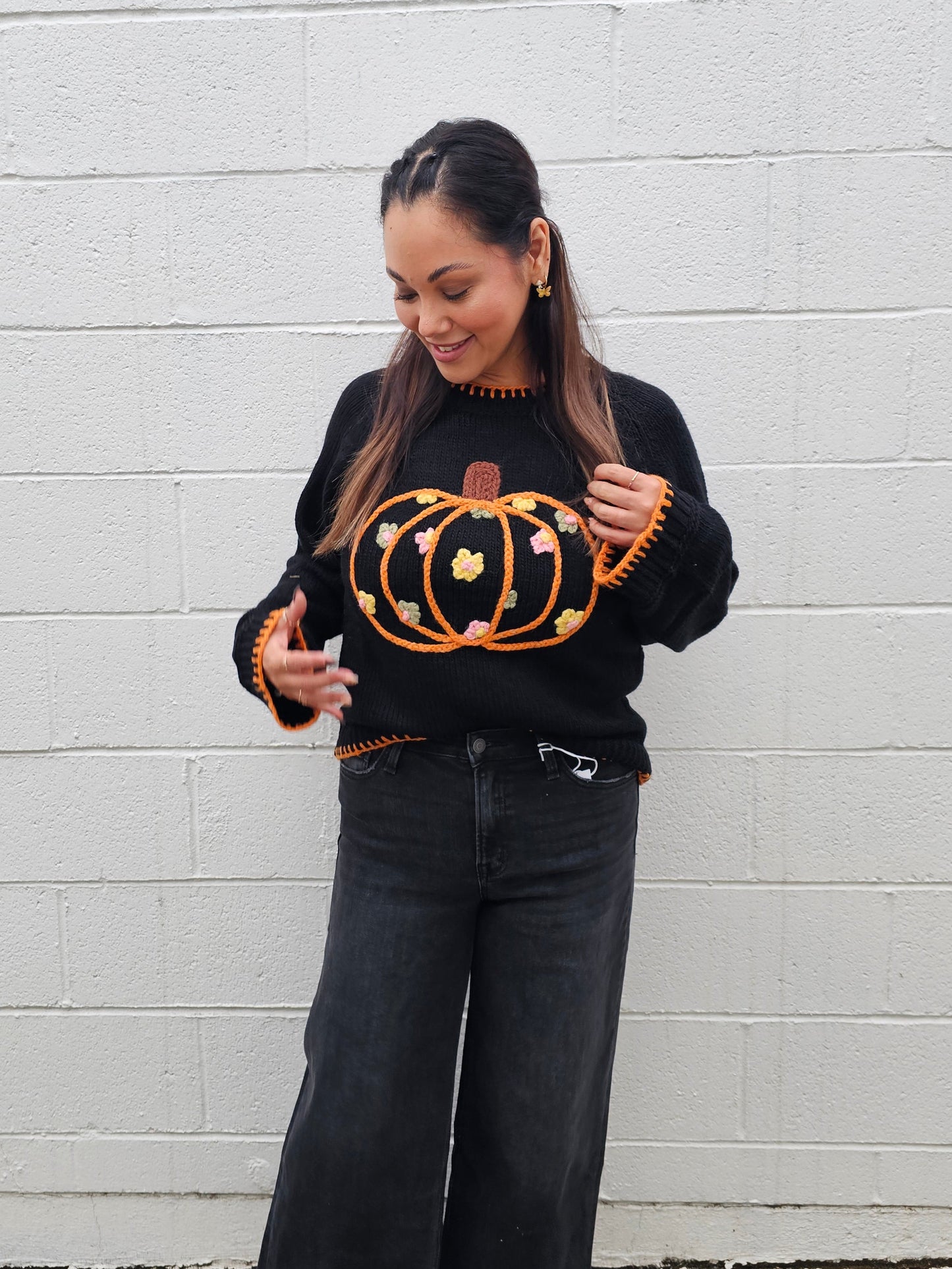 Gourds and Florals Sweater