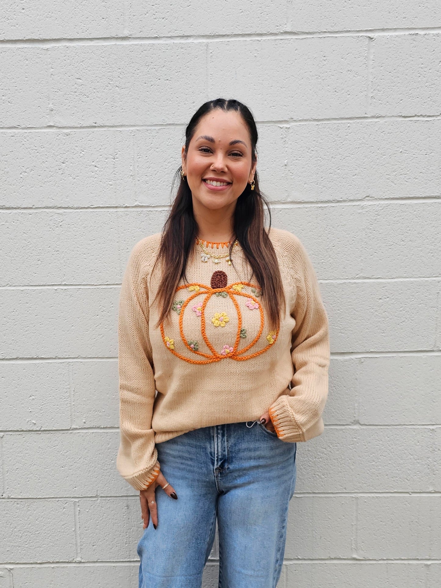 Gourds and Florals Sweater