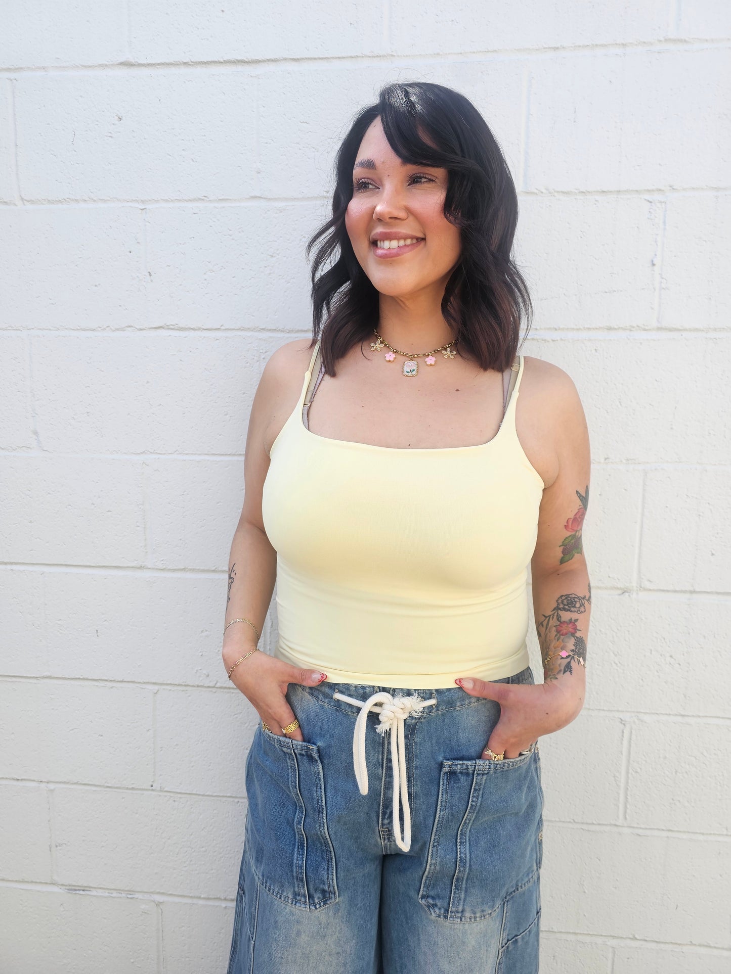 Erin Cami- Pale Yellow