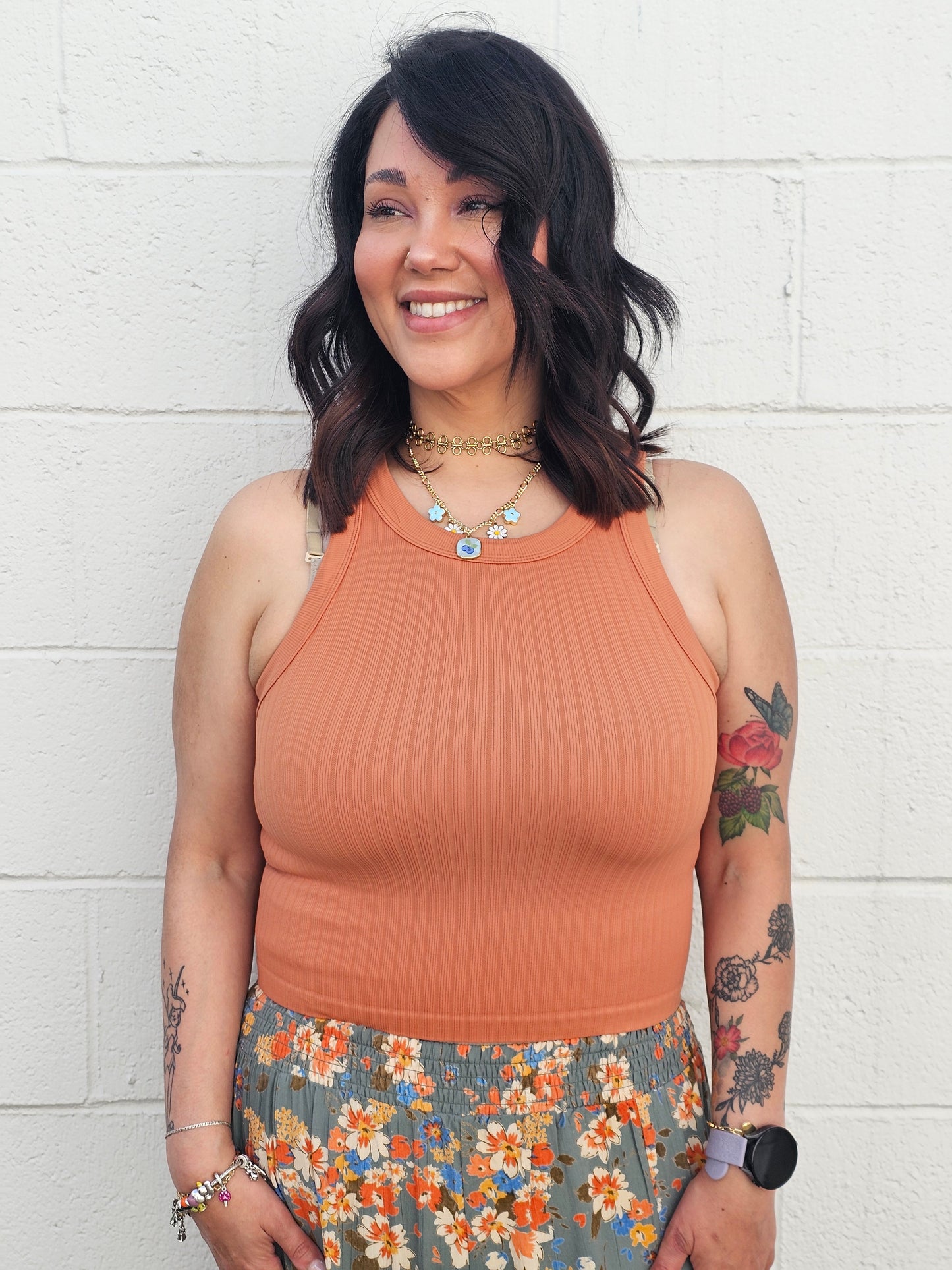 Melissa Tank- Burnt Orange