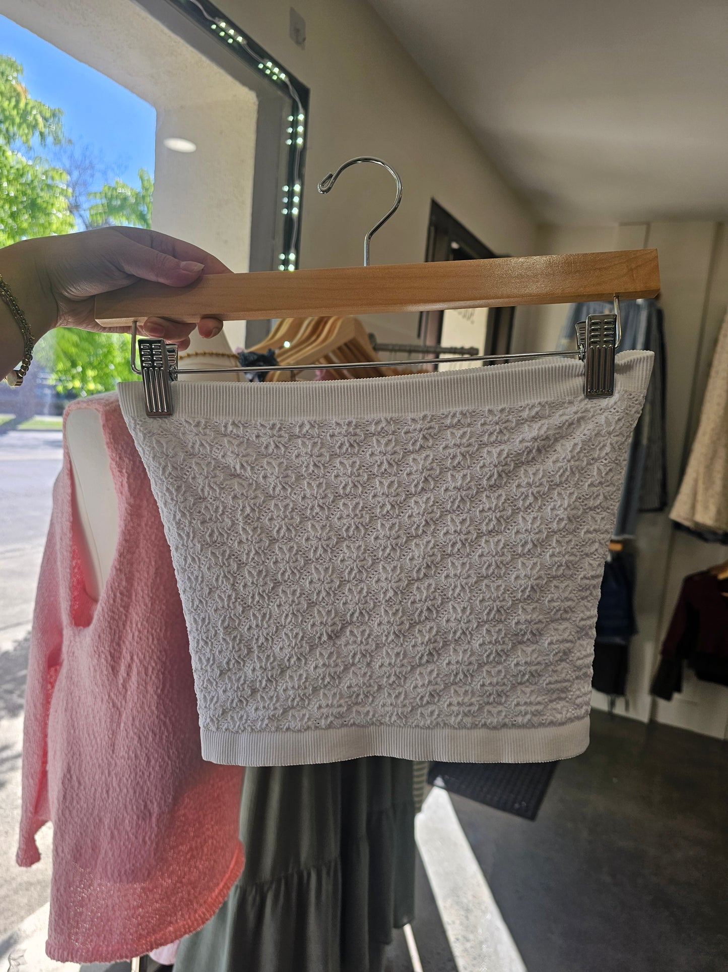 Basilica Tube Top- White