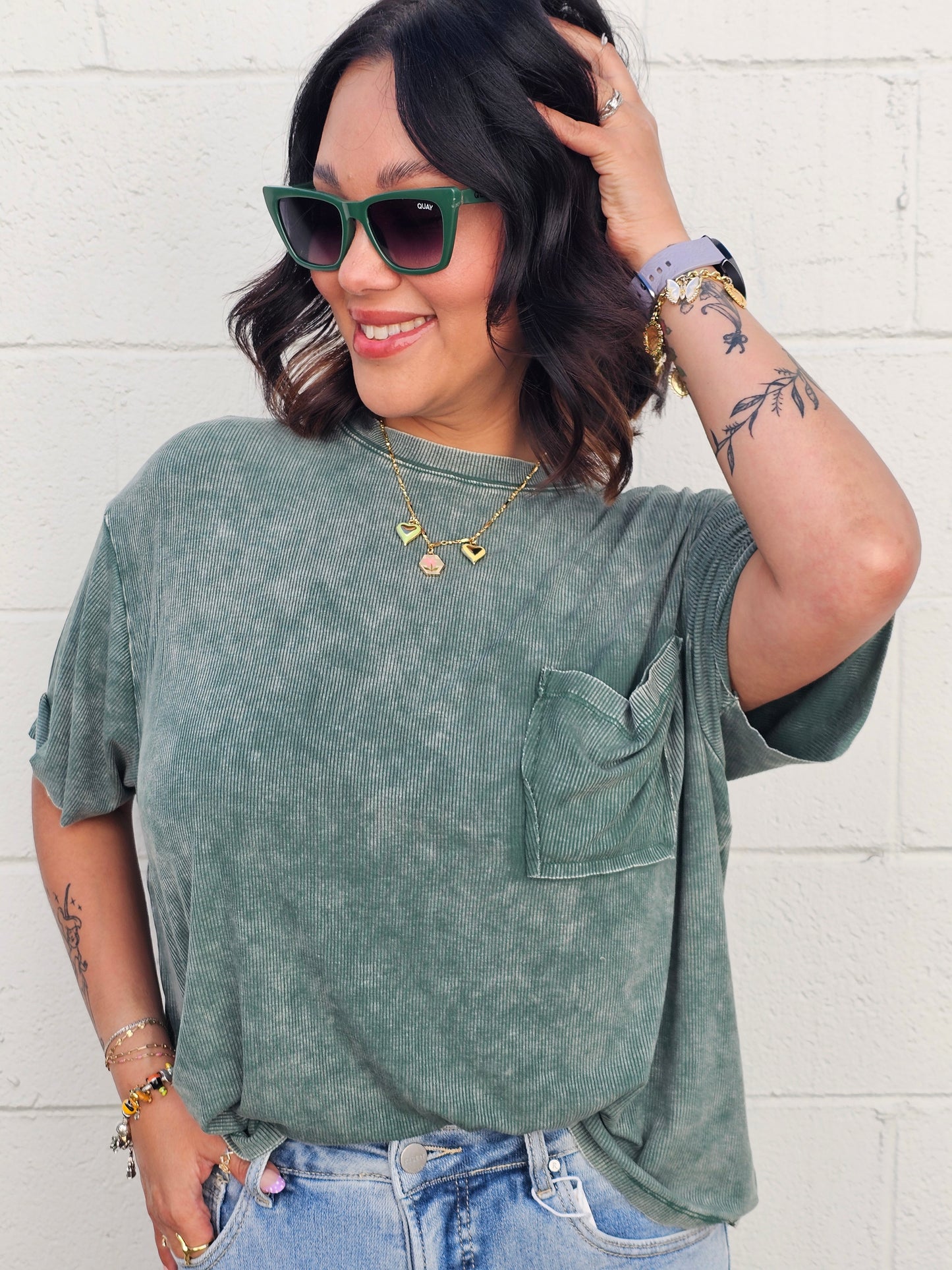 Odette Top- Green