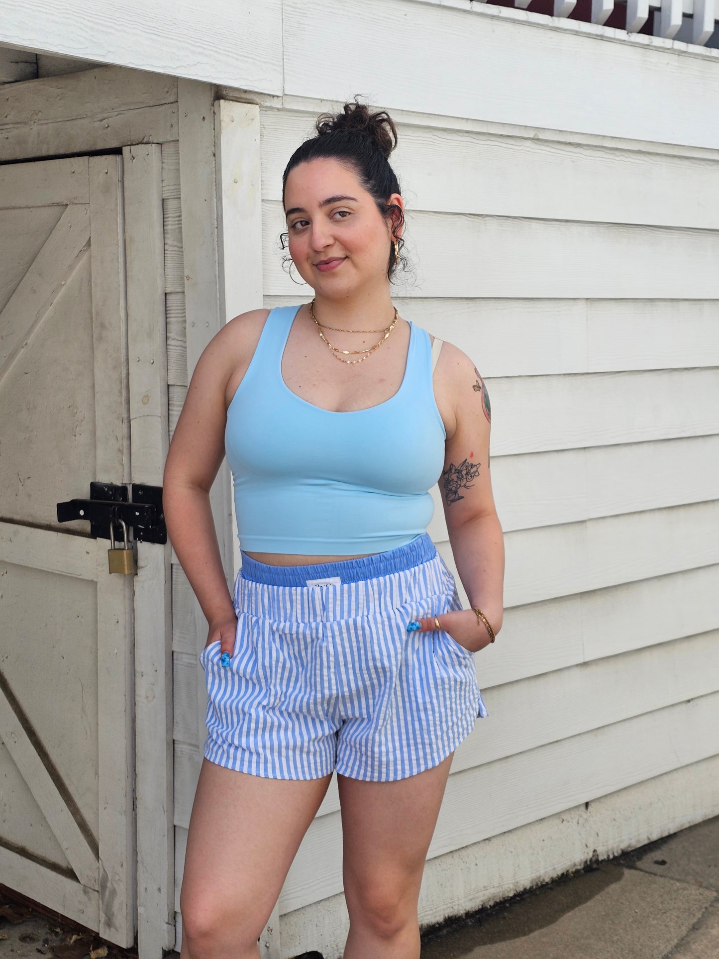 Nova Boxer Shorts- Blue
