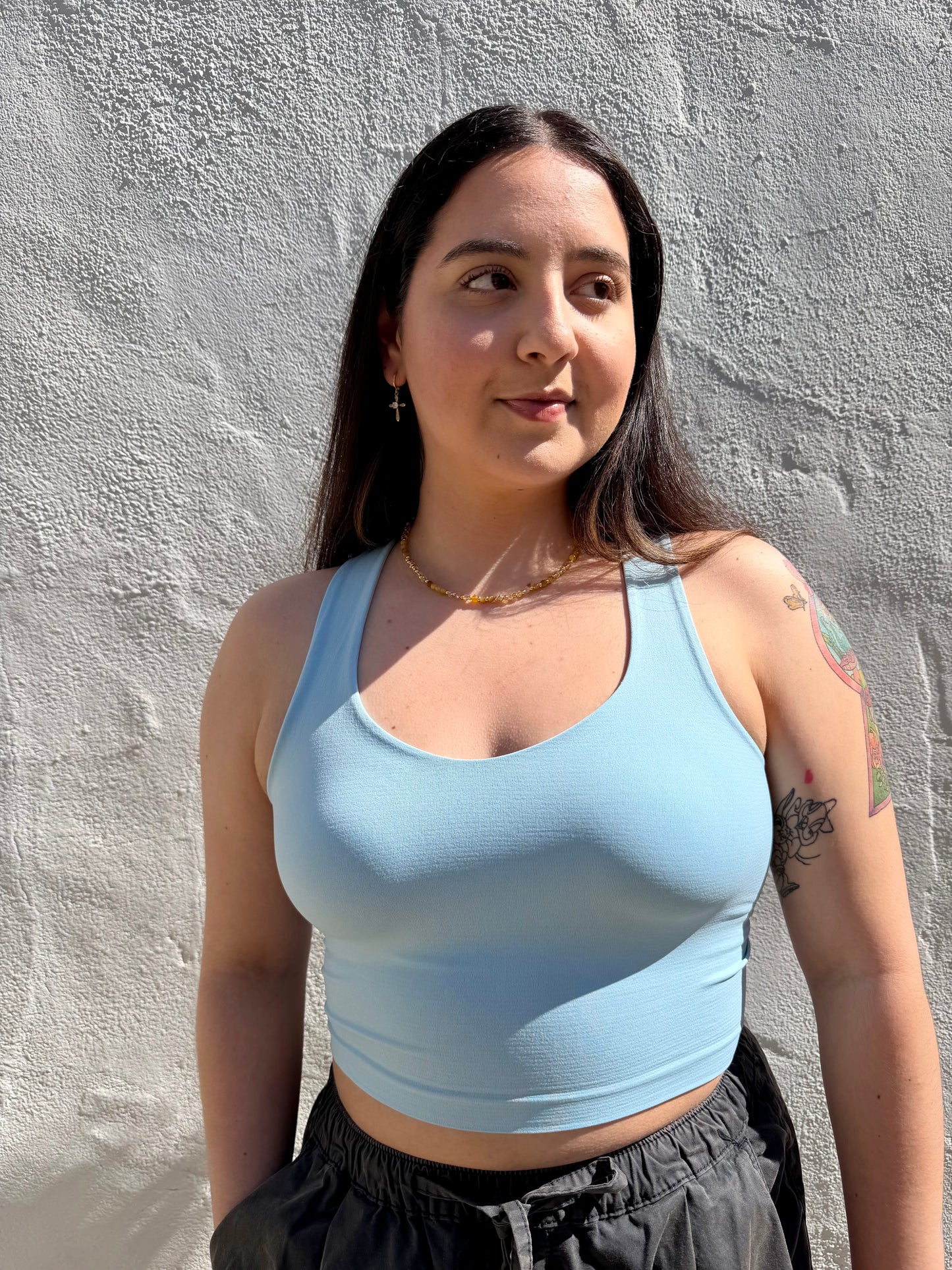 Flynn Tank- Blue