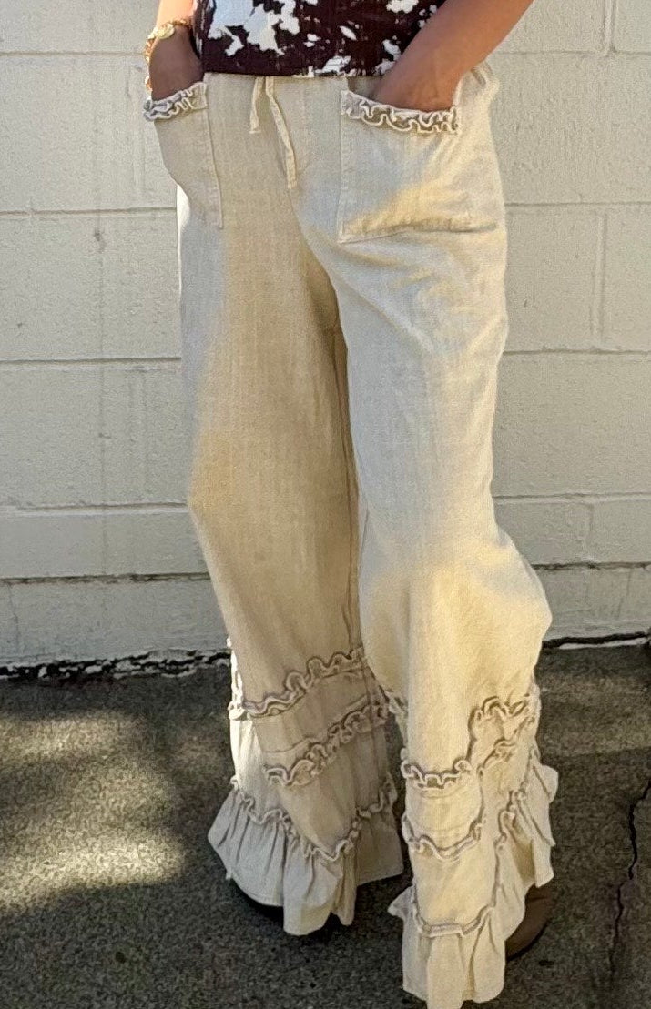 Renee Pants- Creme