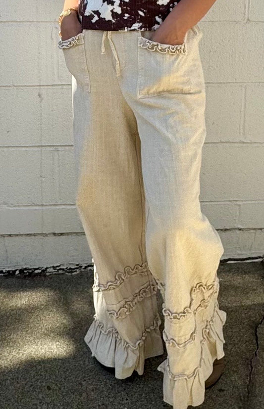 Renee Pants- Creme