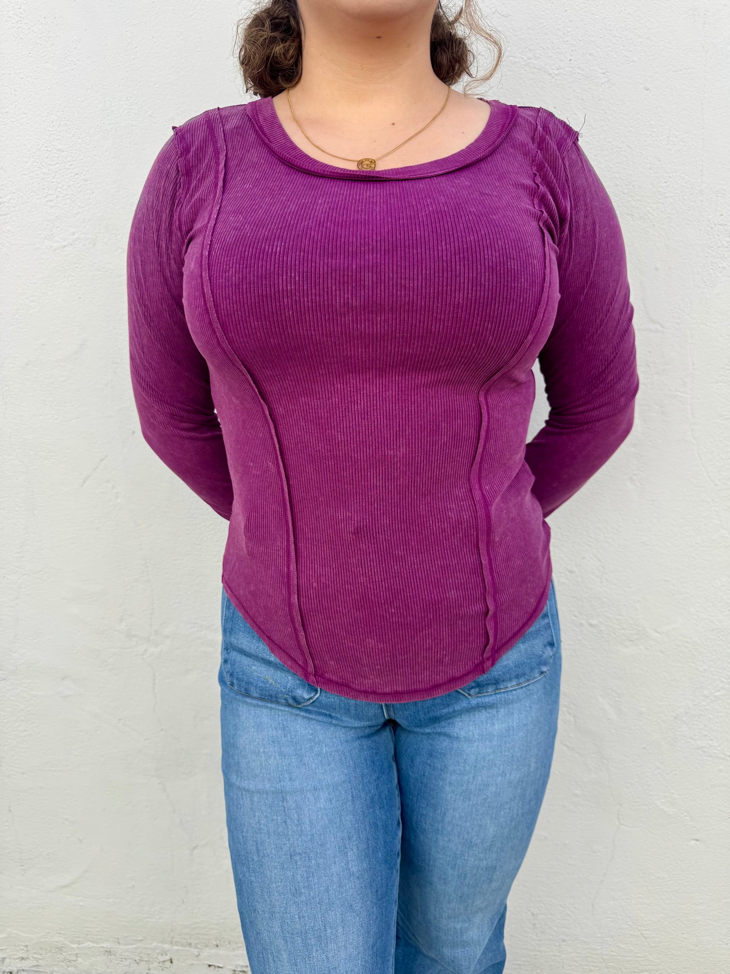 Adelaide Top-Purple