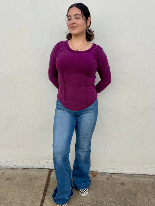 Adelaide Top-Purple