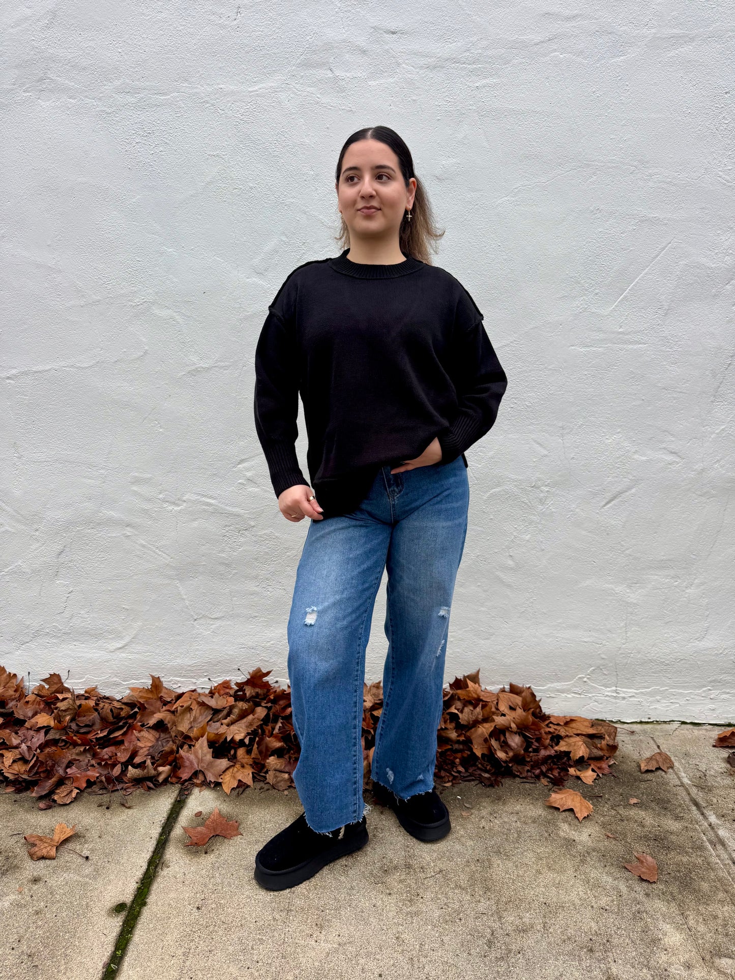 Selena Sweater- Black