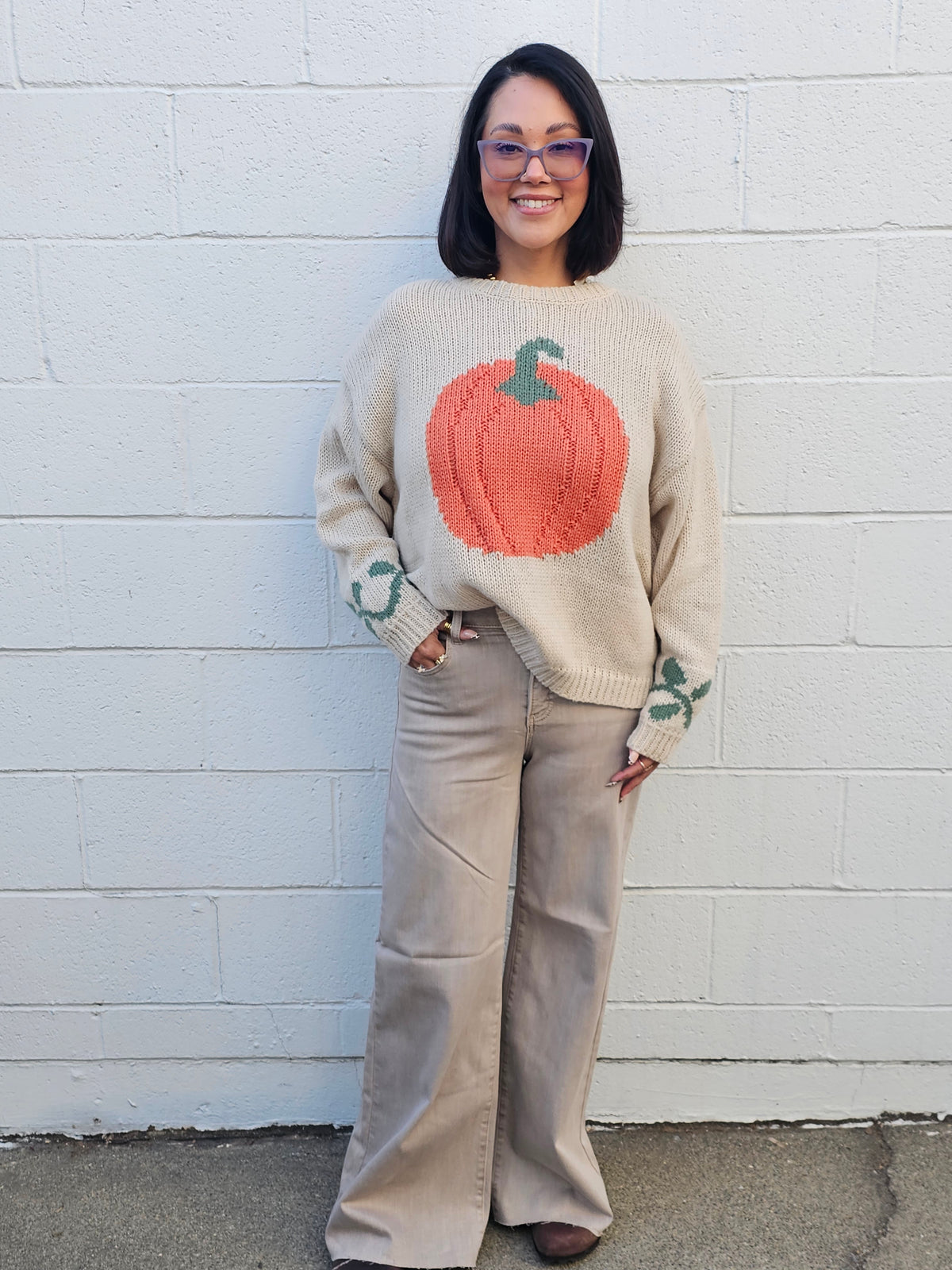 Plump Pumpkin Sweater