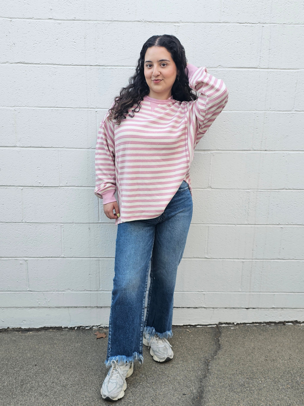 Roger Long Sleeve- Pink