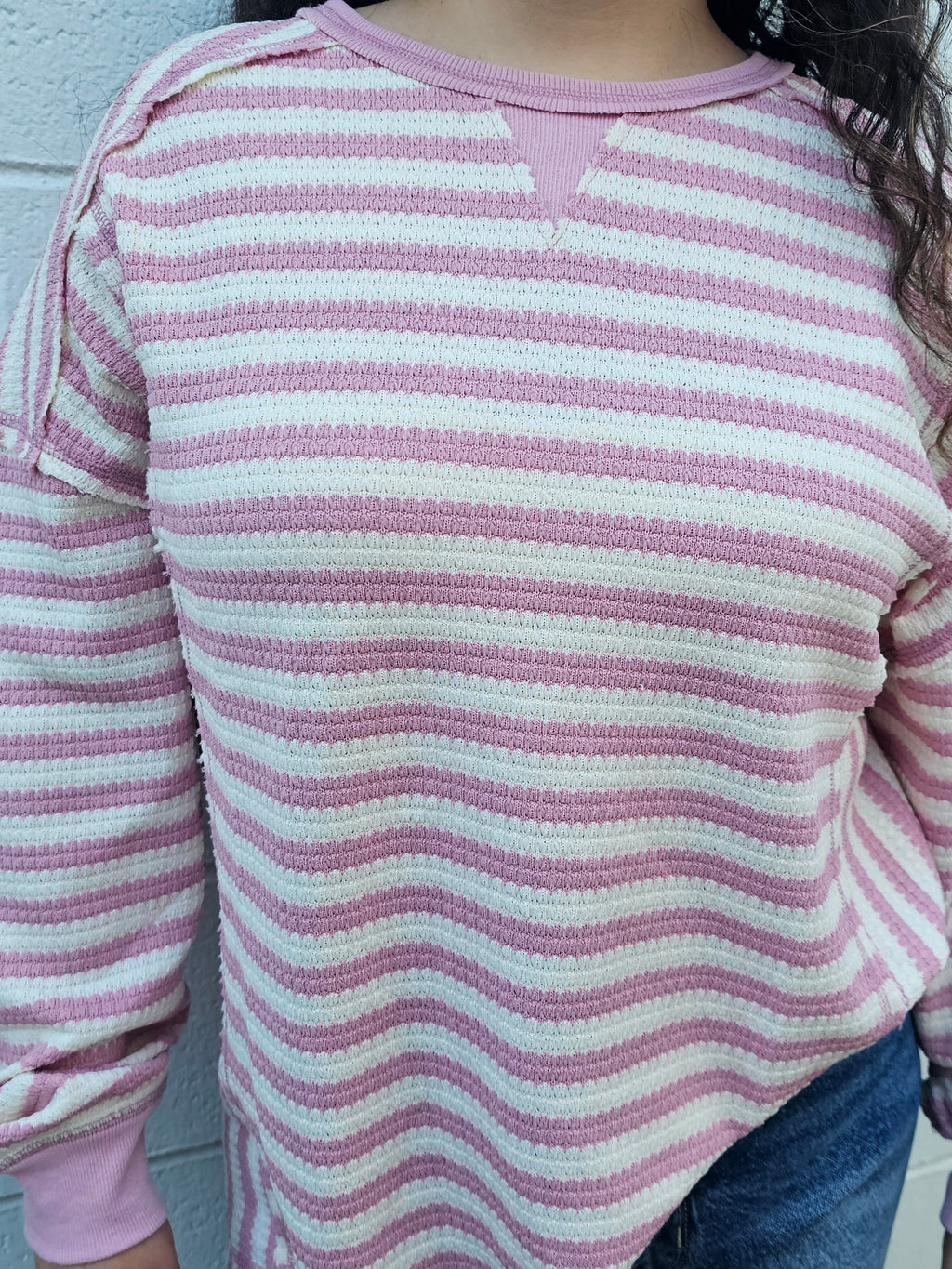 Roger Long Sleeve- Pink