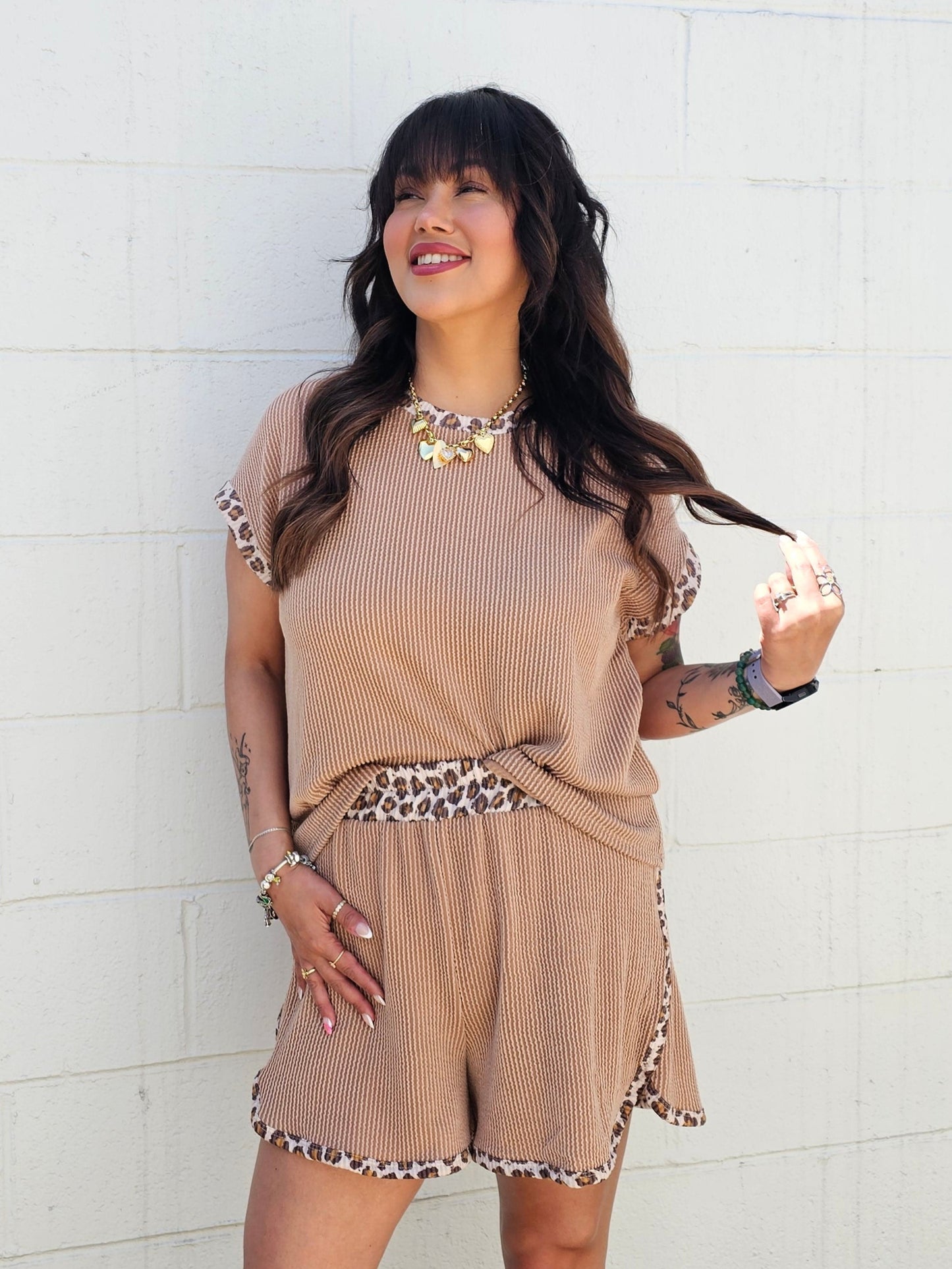 Latte Leopard Set