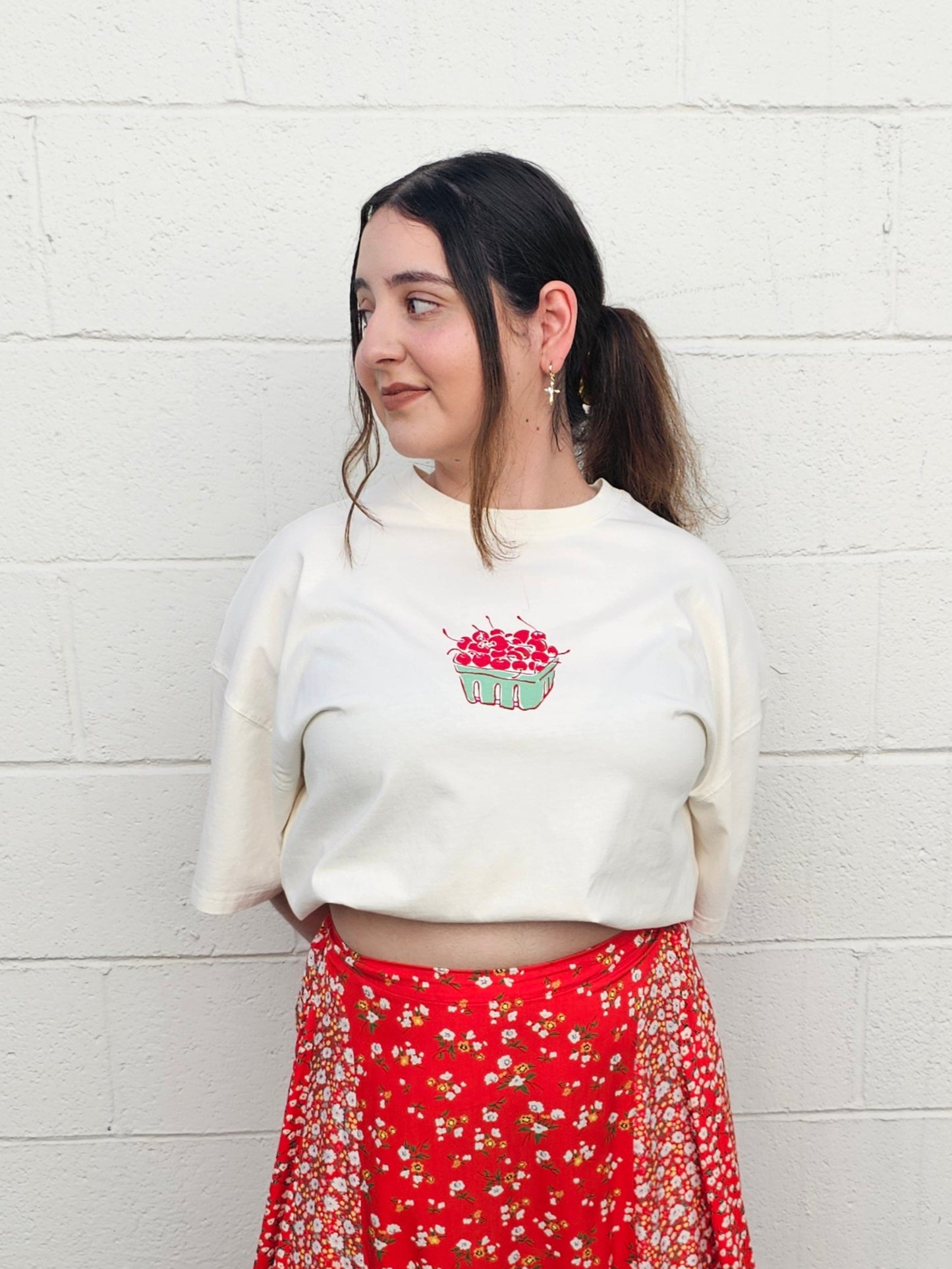 Cherry Basket Tee