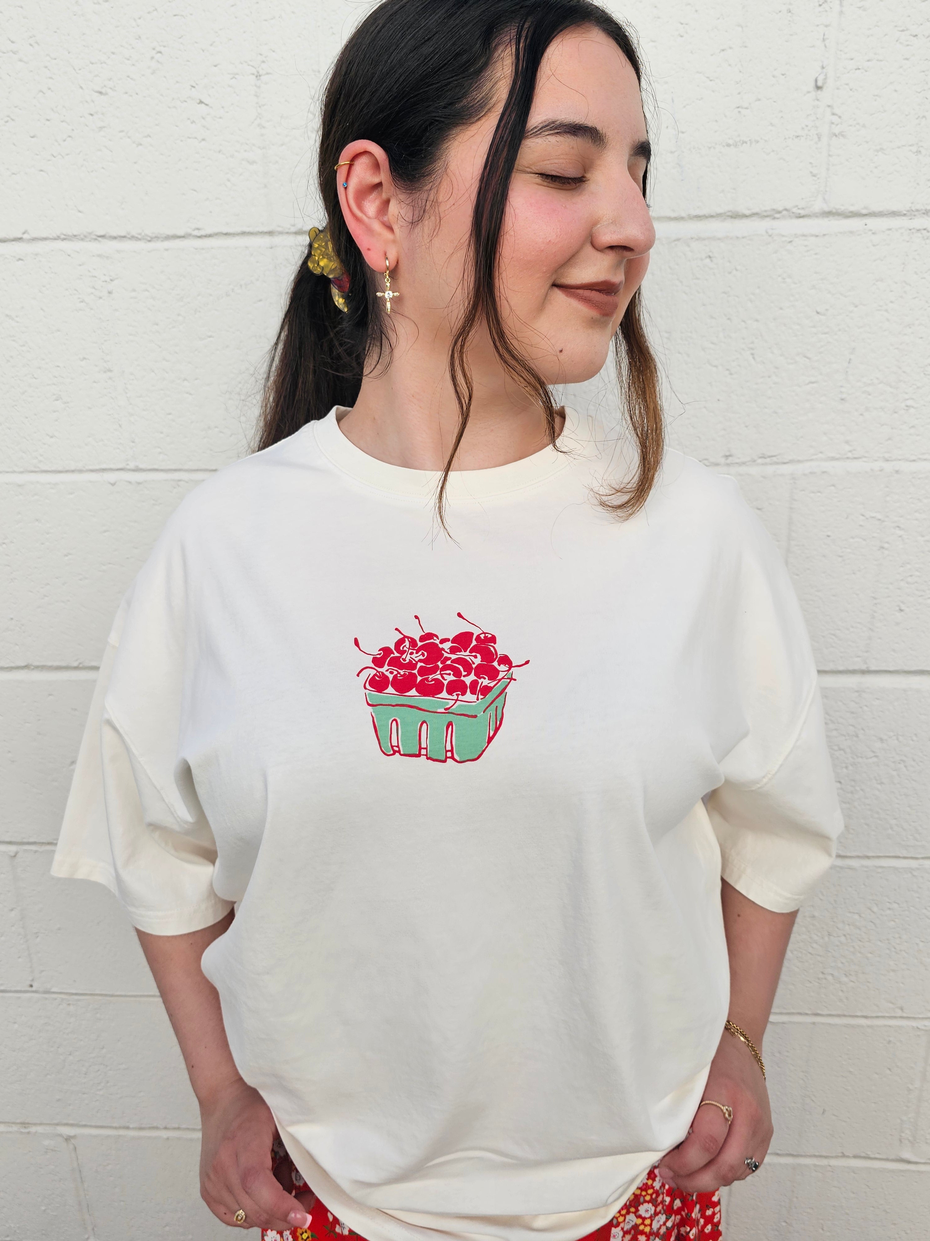 Cherry Basket Tee