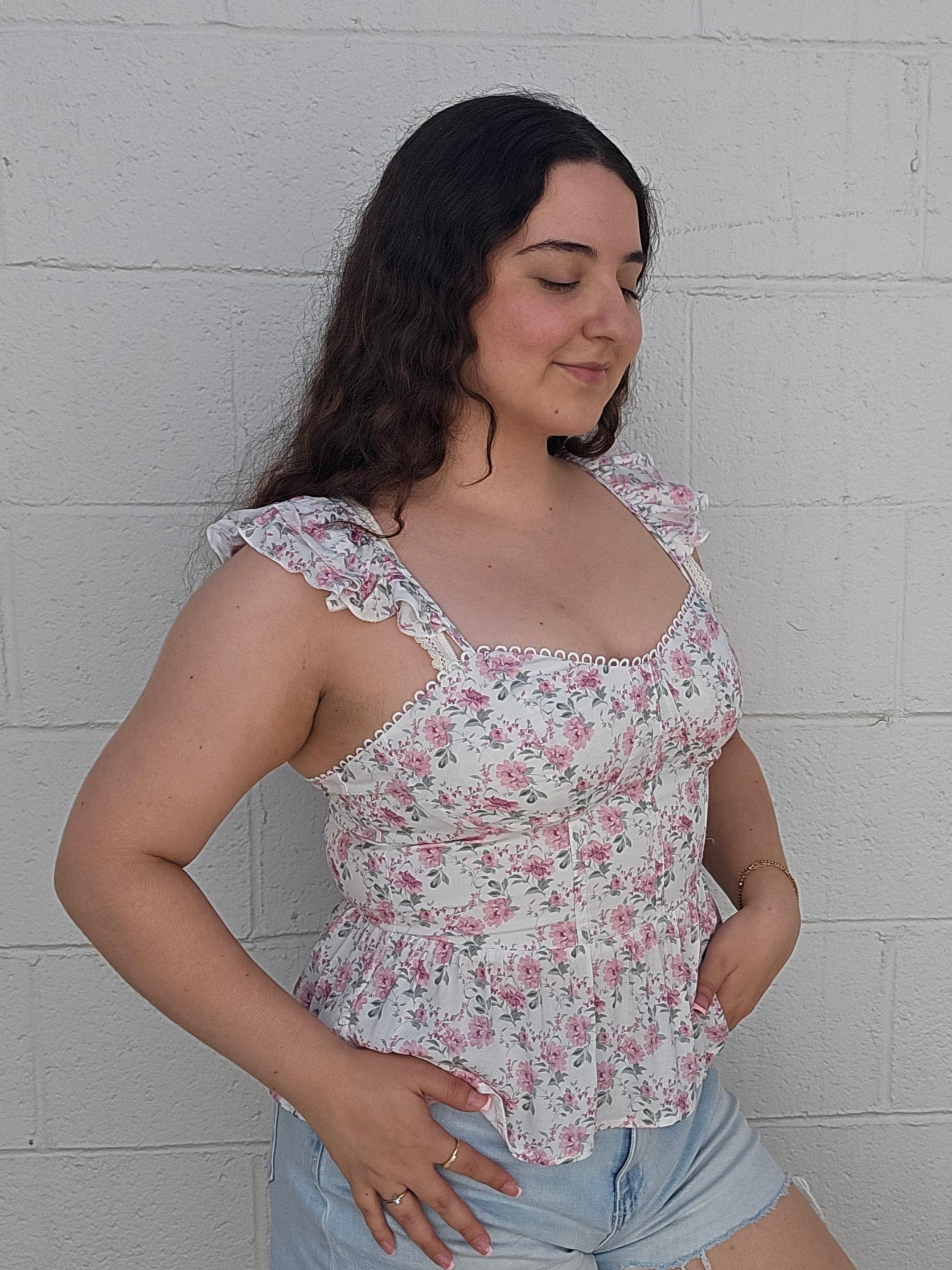 Rose Crop Top