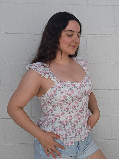 Rose Crop Top