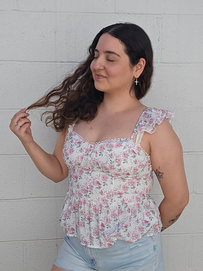 Rose Crop Top