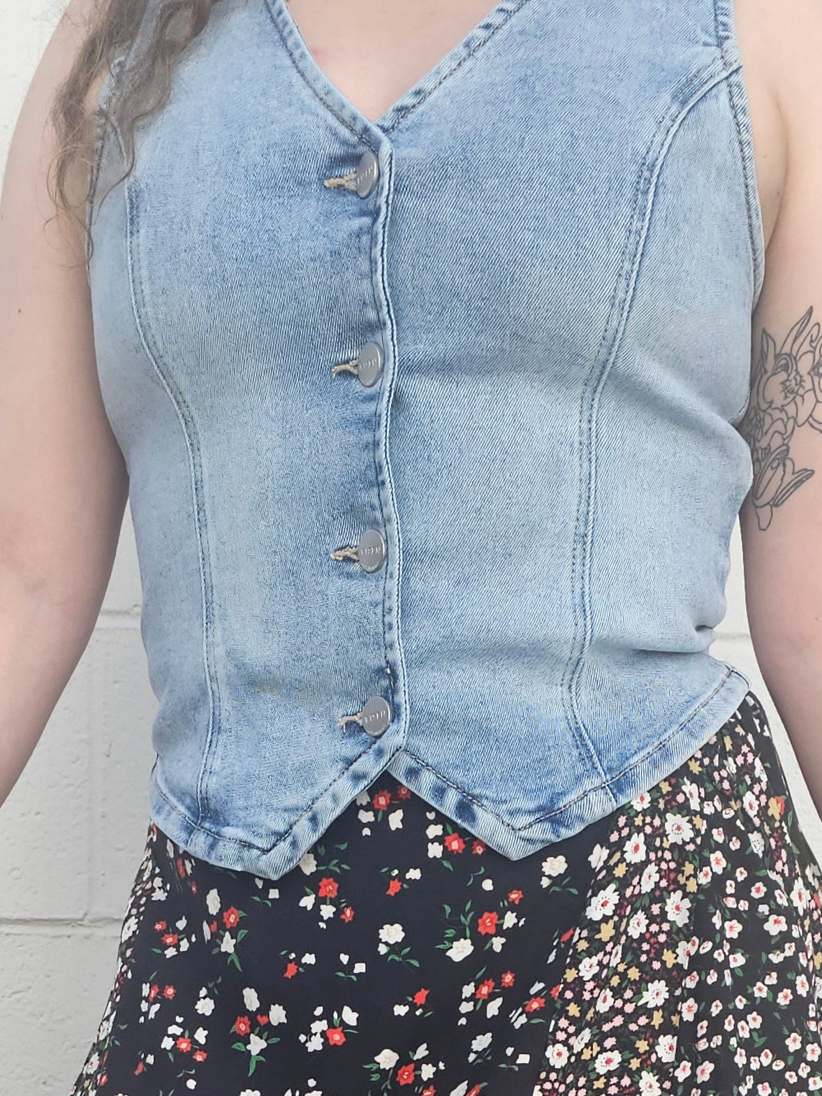 Pretty in Denim Vest