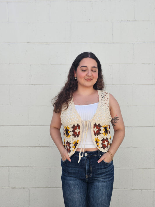Retro Knit Vest