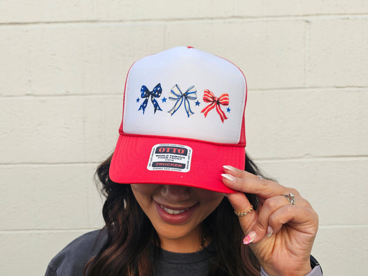 3 Liberty Bow Trucker Hat