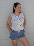 Lace and Lavender Tank