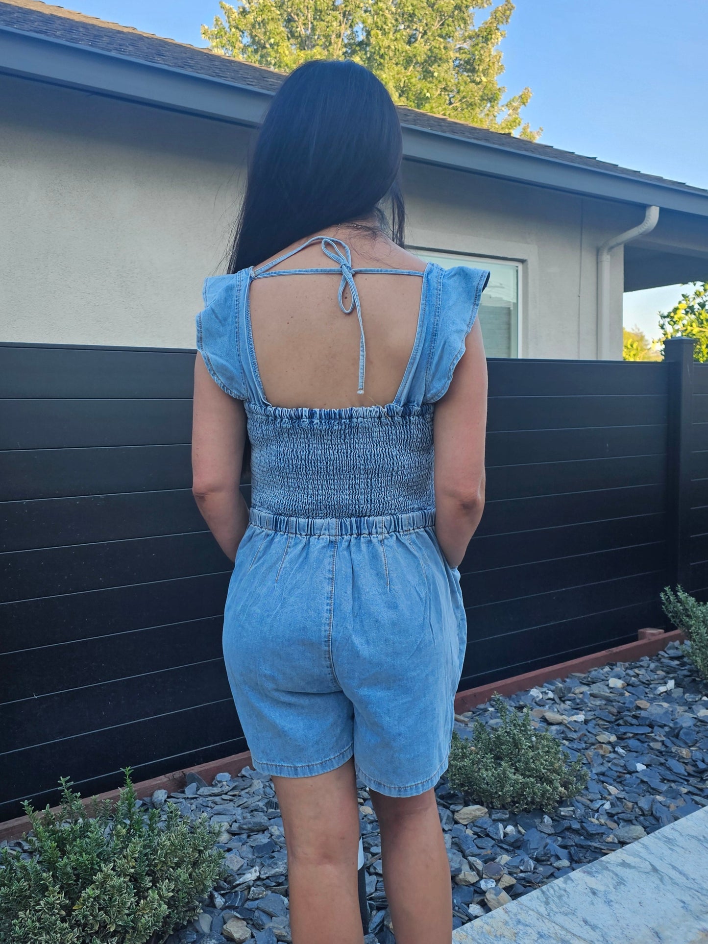 Country Denim Romper