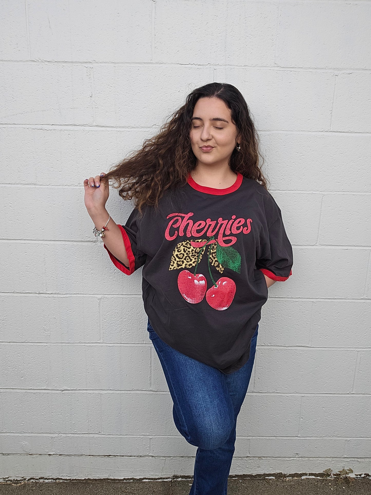 Vintage Cherries Graphic Tee