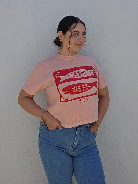 5000 Fish Crop Tee