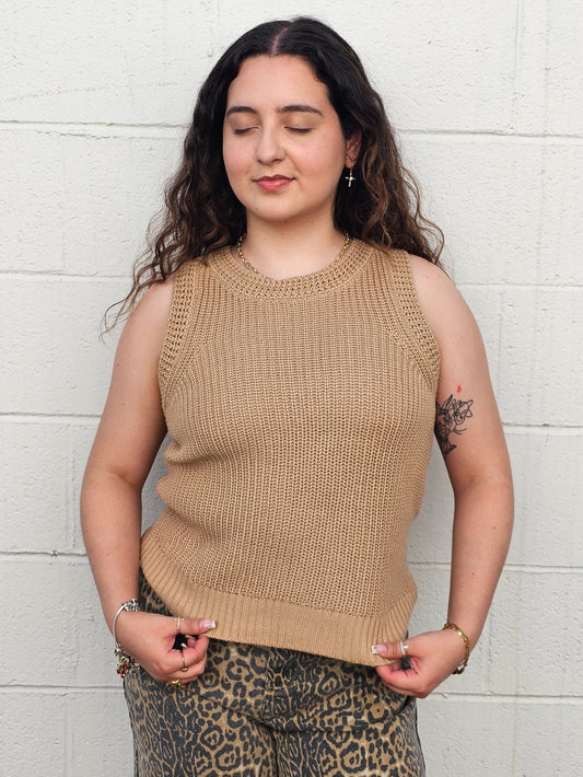 Caramel Sweater Tank