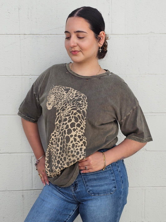 Sassy Cheetah Tee