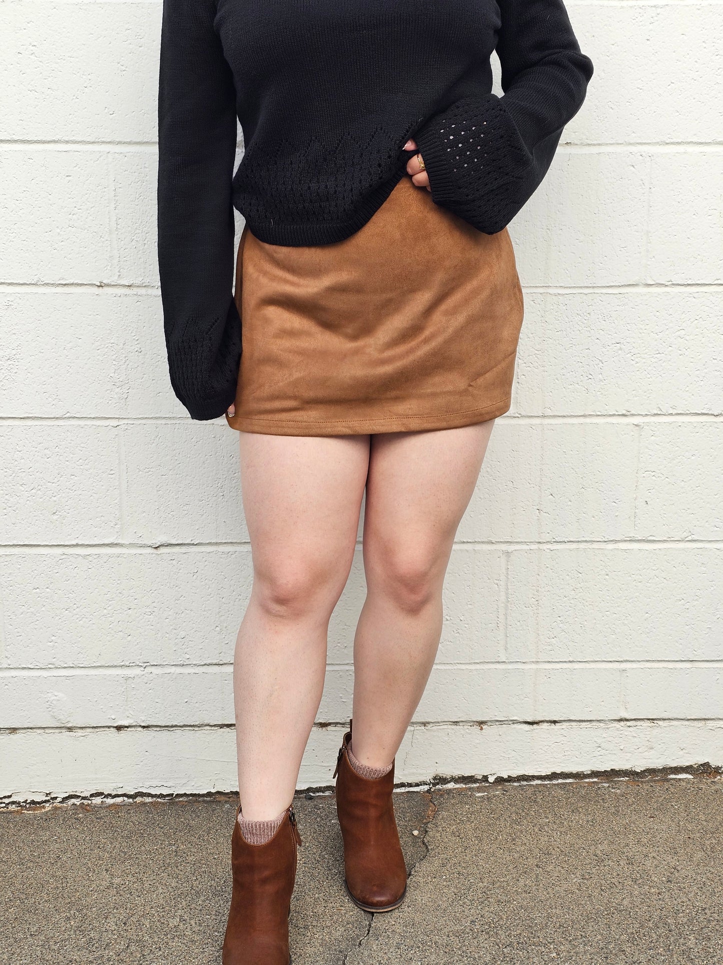 Lorelai Suede Skort