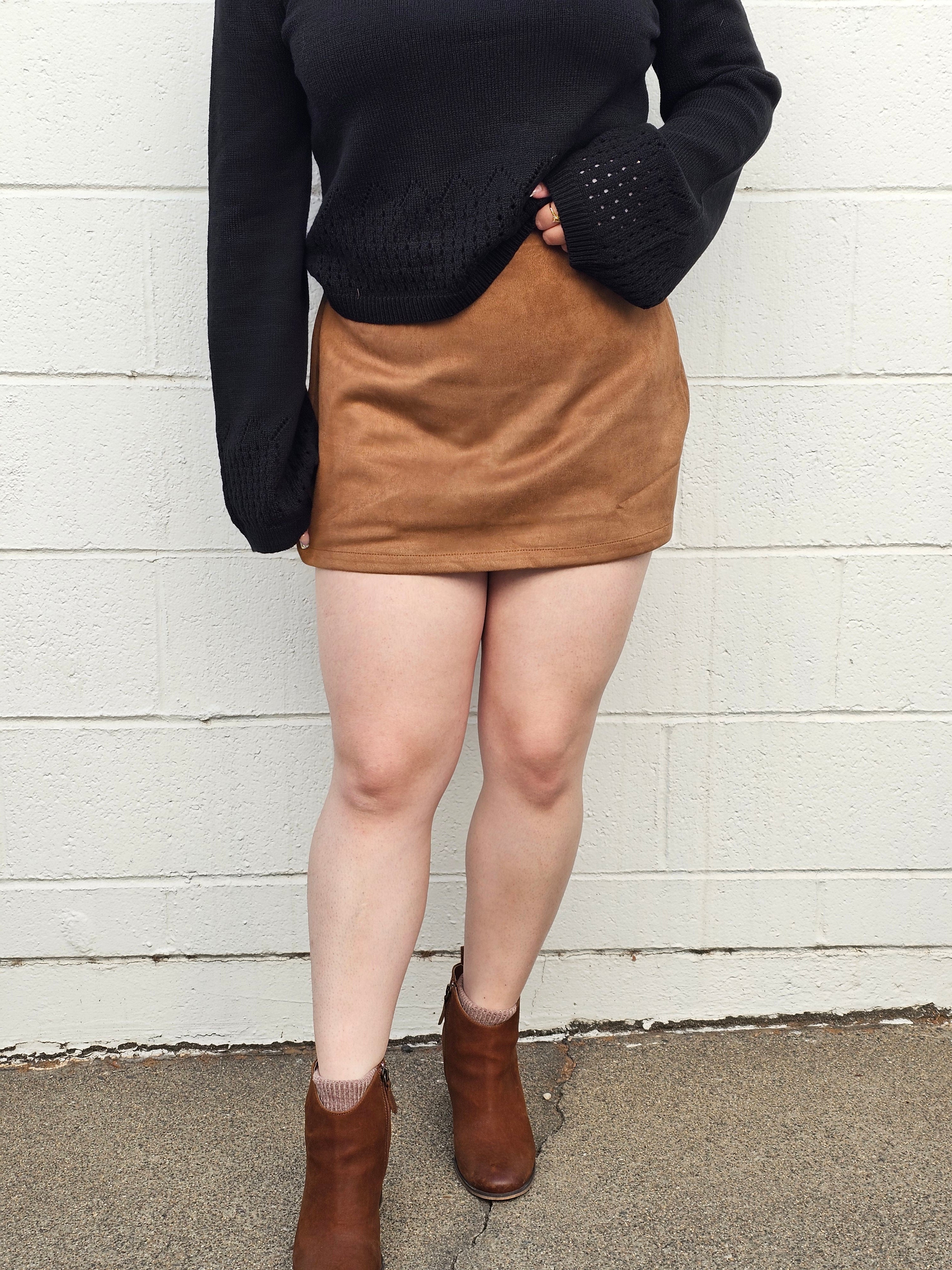 Lorelai Suede Skort