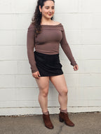 Lorelai Suede Skort
