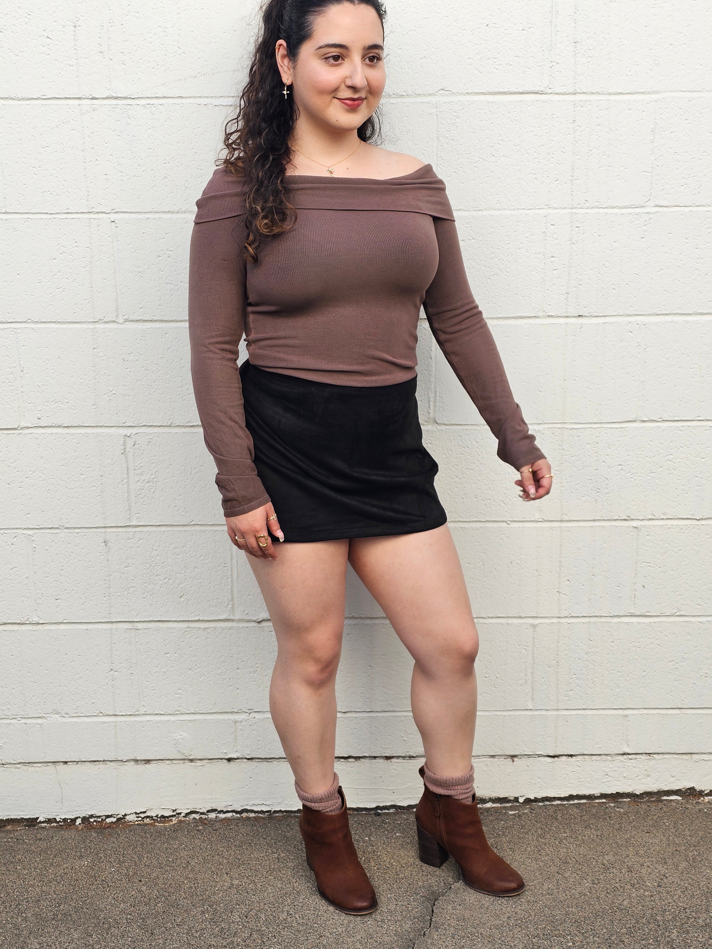 Lorelai Suede Skort
