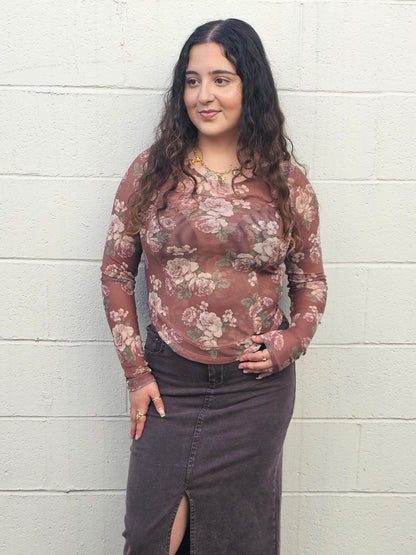 Anastasia Mesh Top
