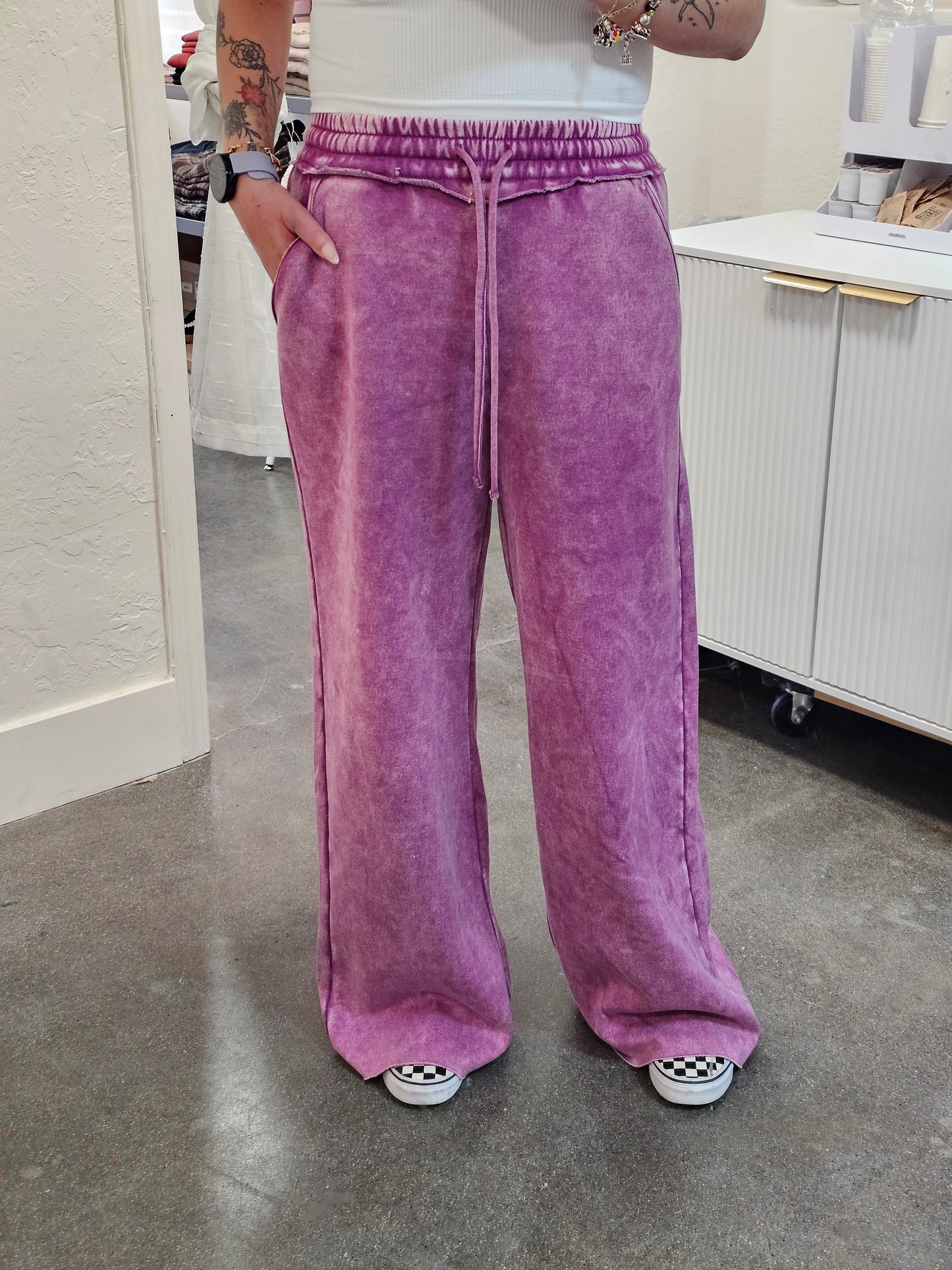 Boa Sweats- Plum