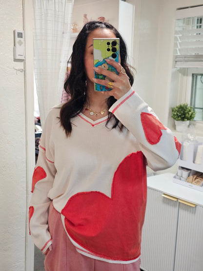 Queen of Hearts Pullover