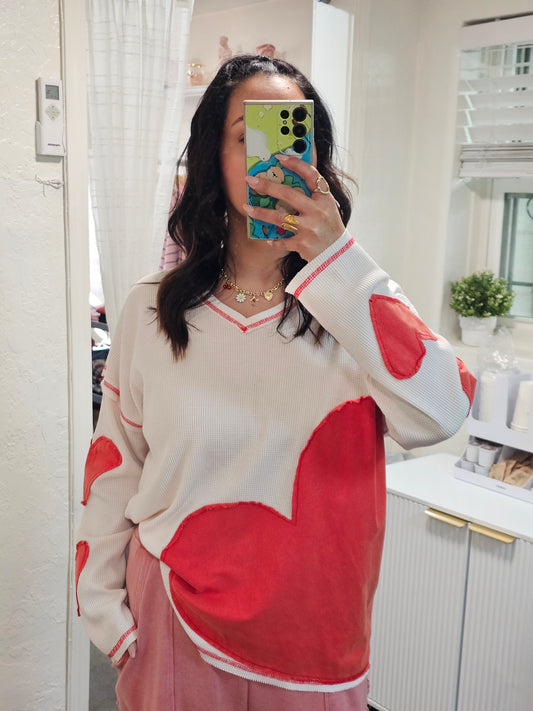 Queen of Hearts Pullover