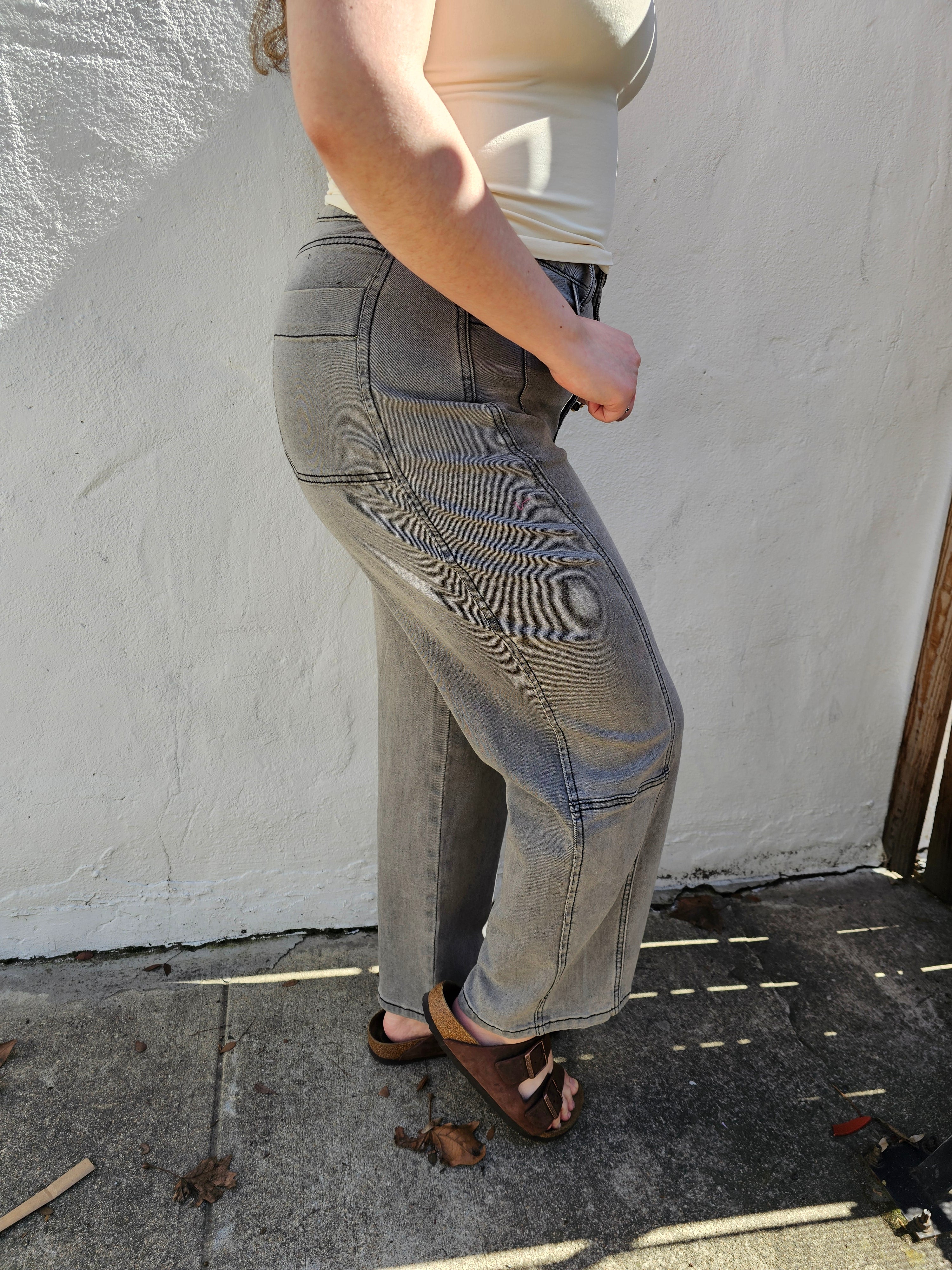 Maggie Barrel Jeans