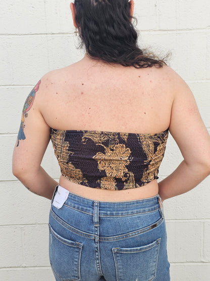 Bandana Top- Navy