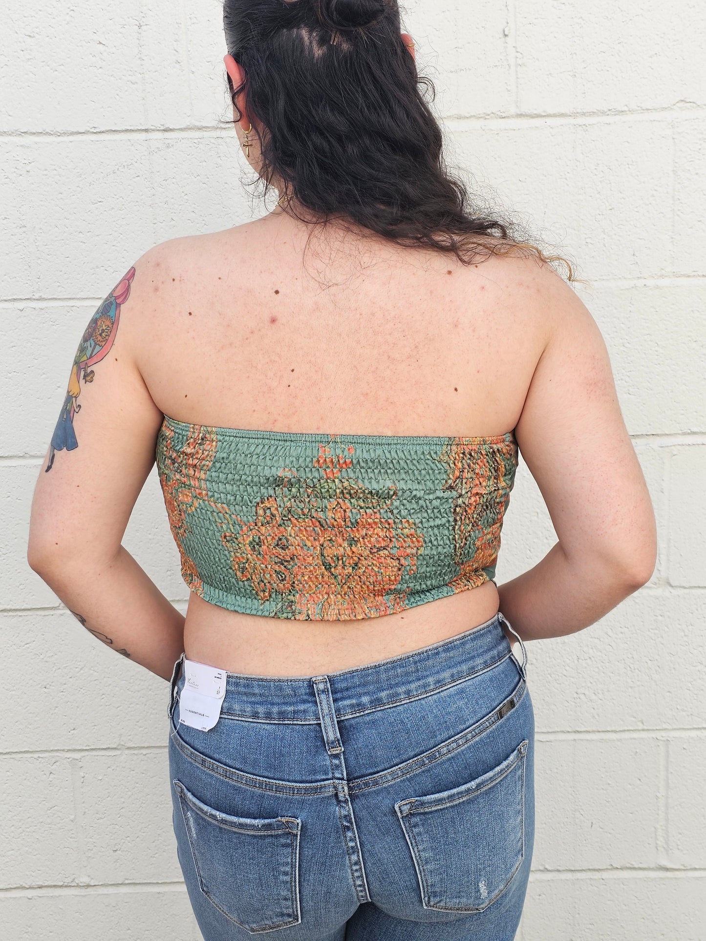 Bandana Top-Teal