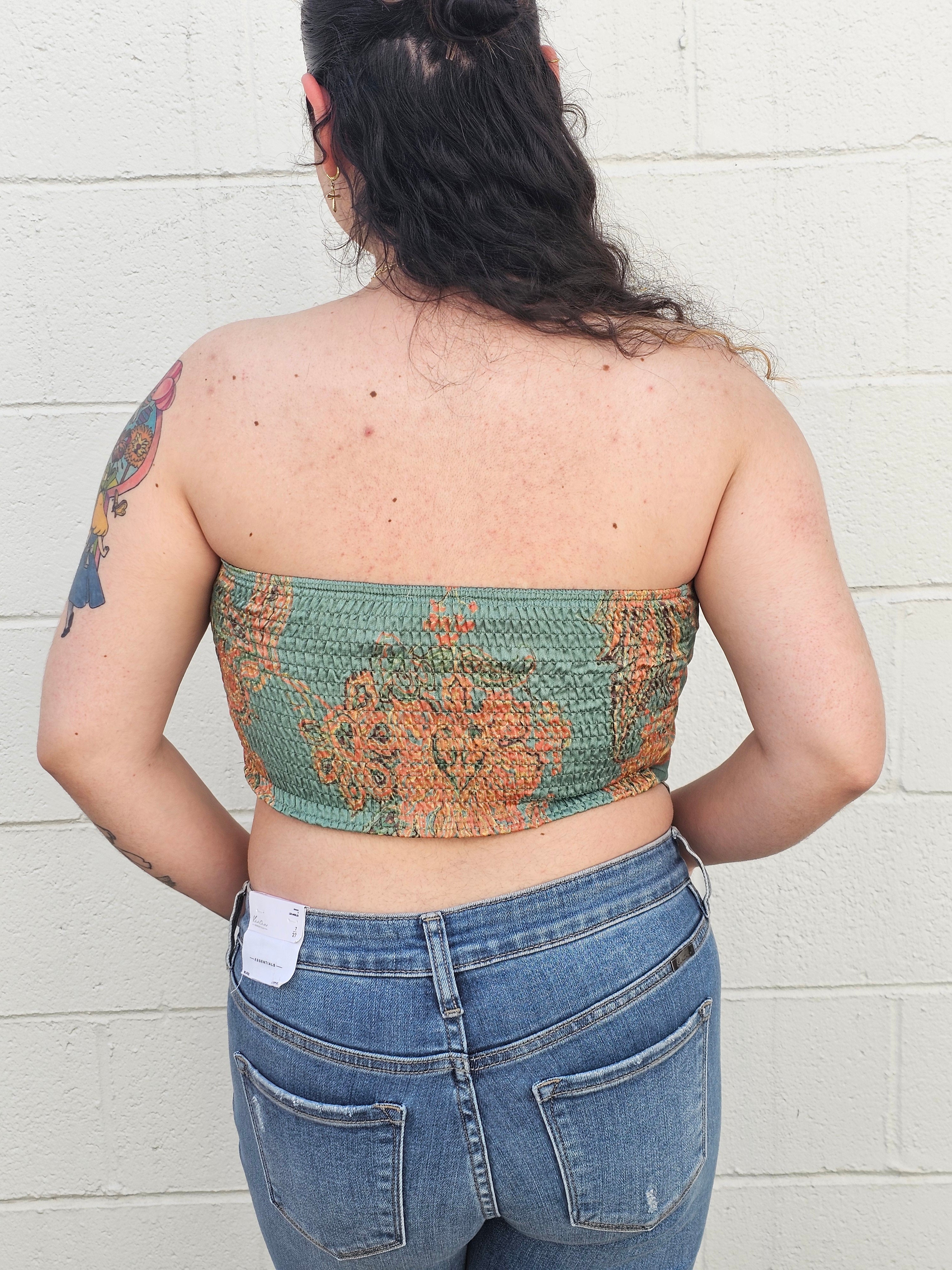 Bandana Top-Teal