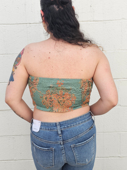Bandana Top-Teal