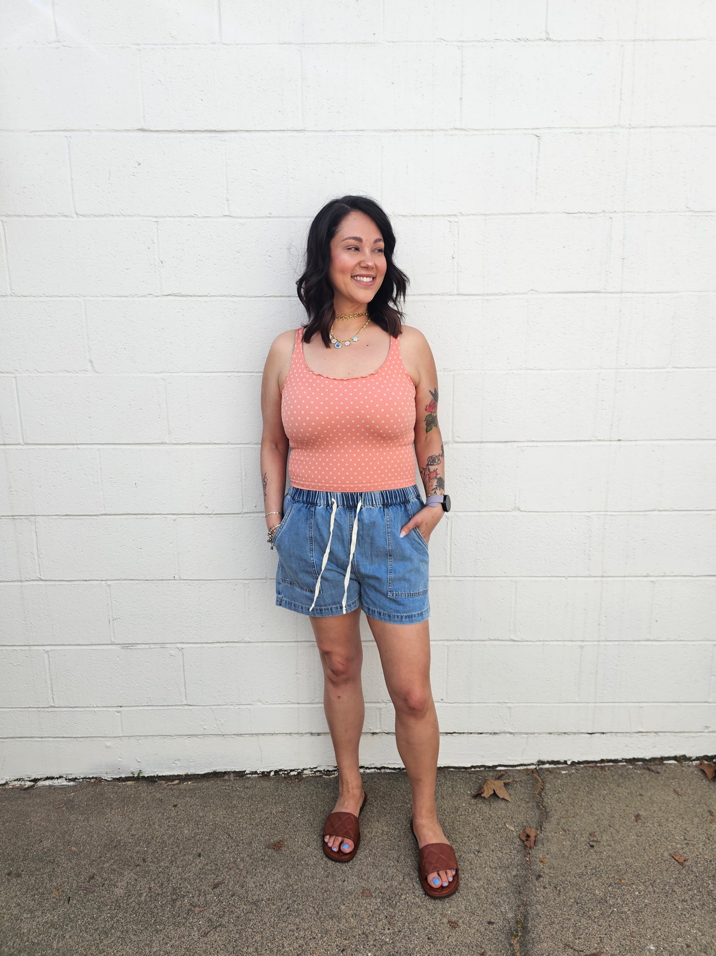 Lexi Crop Top- Terracotta
