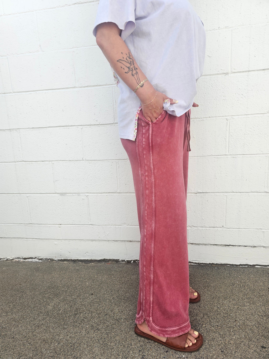 Beezus Pants- Wine